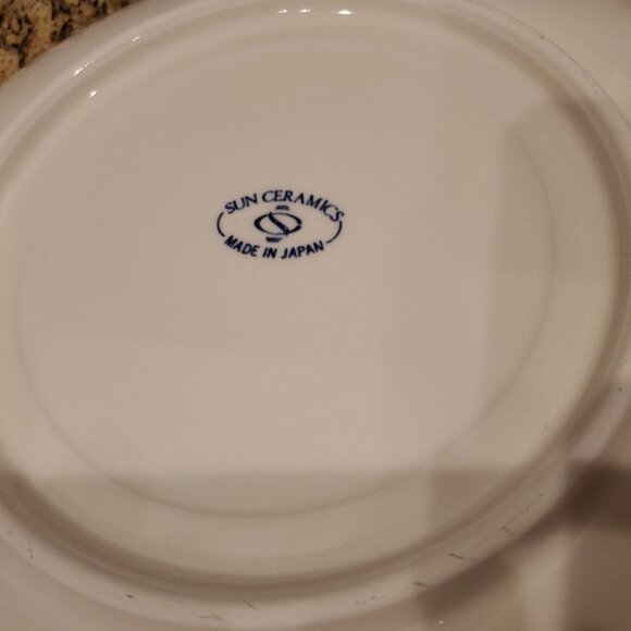 Vintage Japanese Porcelain Koi Fish & Lotus Floral 12.5” Serving Platter - Picture 6 of 6